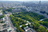 Vue aérienne sur le parc de Bruxelles
