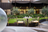 La terrasse agréablement éclairée du Sofitel Le Louise au crépuscule, avec une fontaine orientale zen au milieu