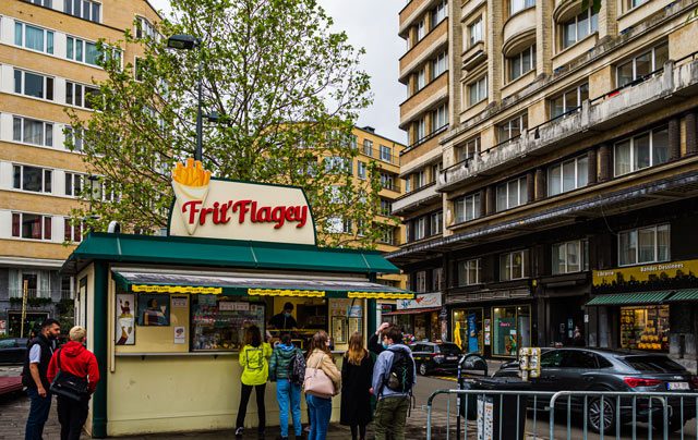 Frit'Flagey, Place Eugène Flagey 1050 Ixelles