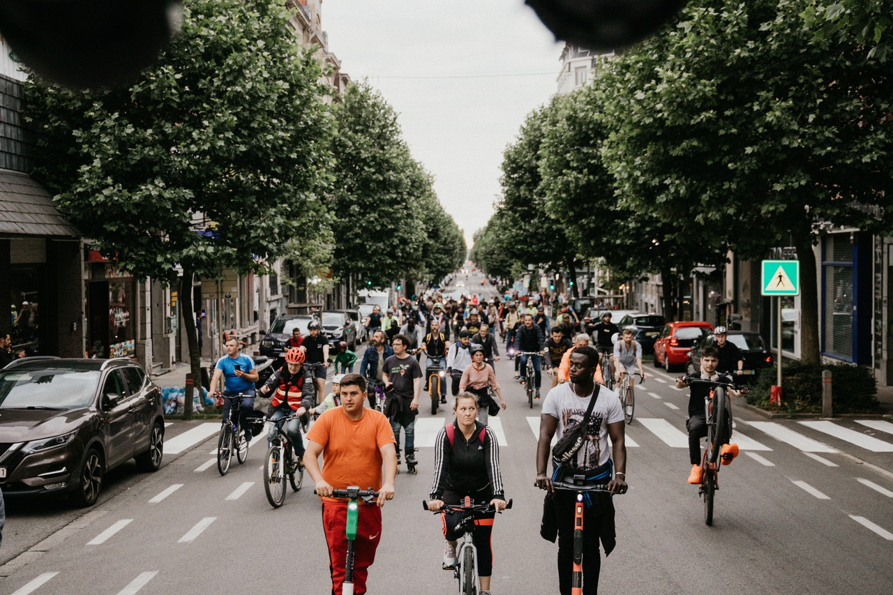 roller bike parade