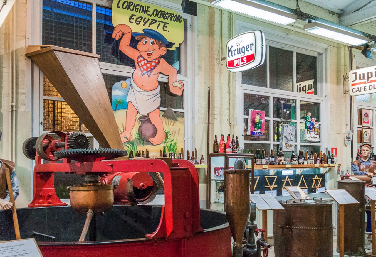 beer museum schaerbeek interior brussels