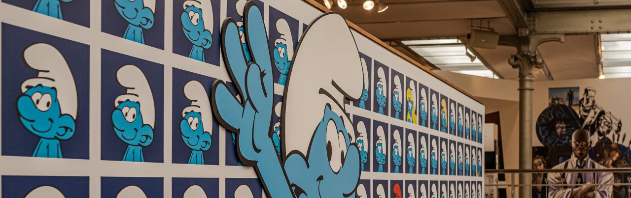 Smurf at the Brussels Comics Museum