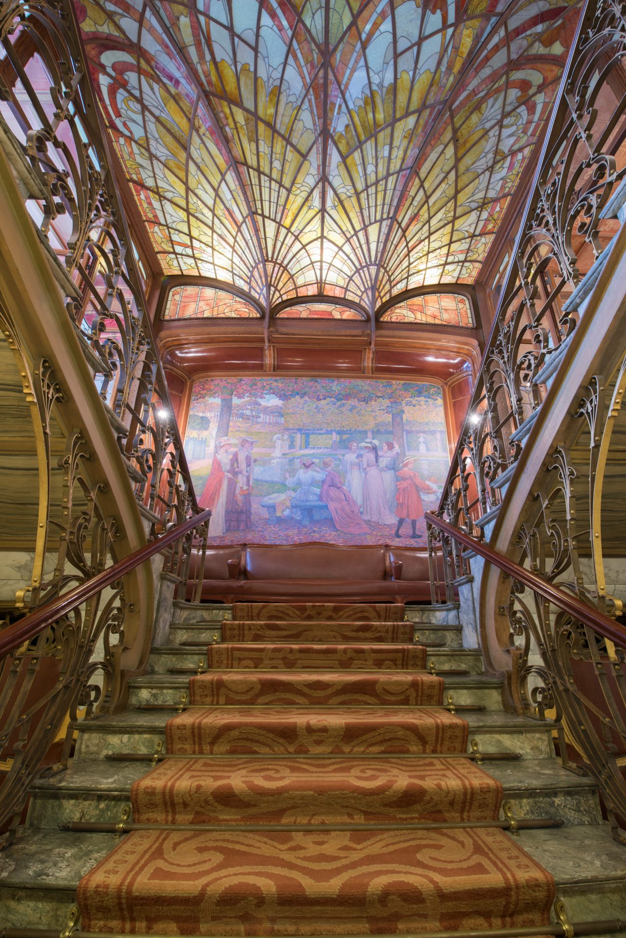 art nouveau - architecture - horta - escalier