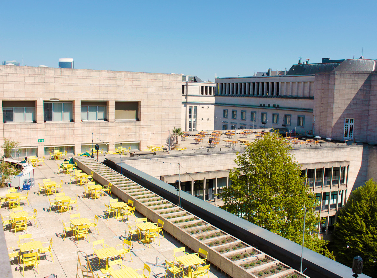 terrasse - mont des arts - été - KBR