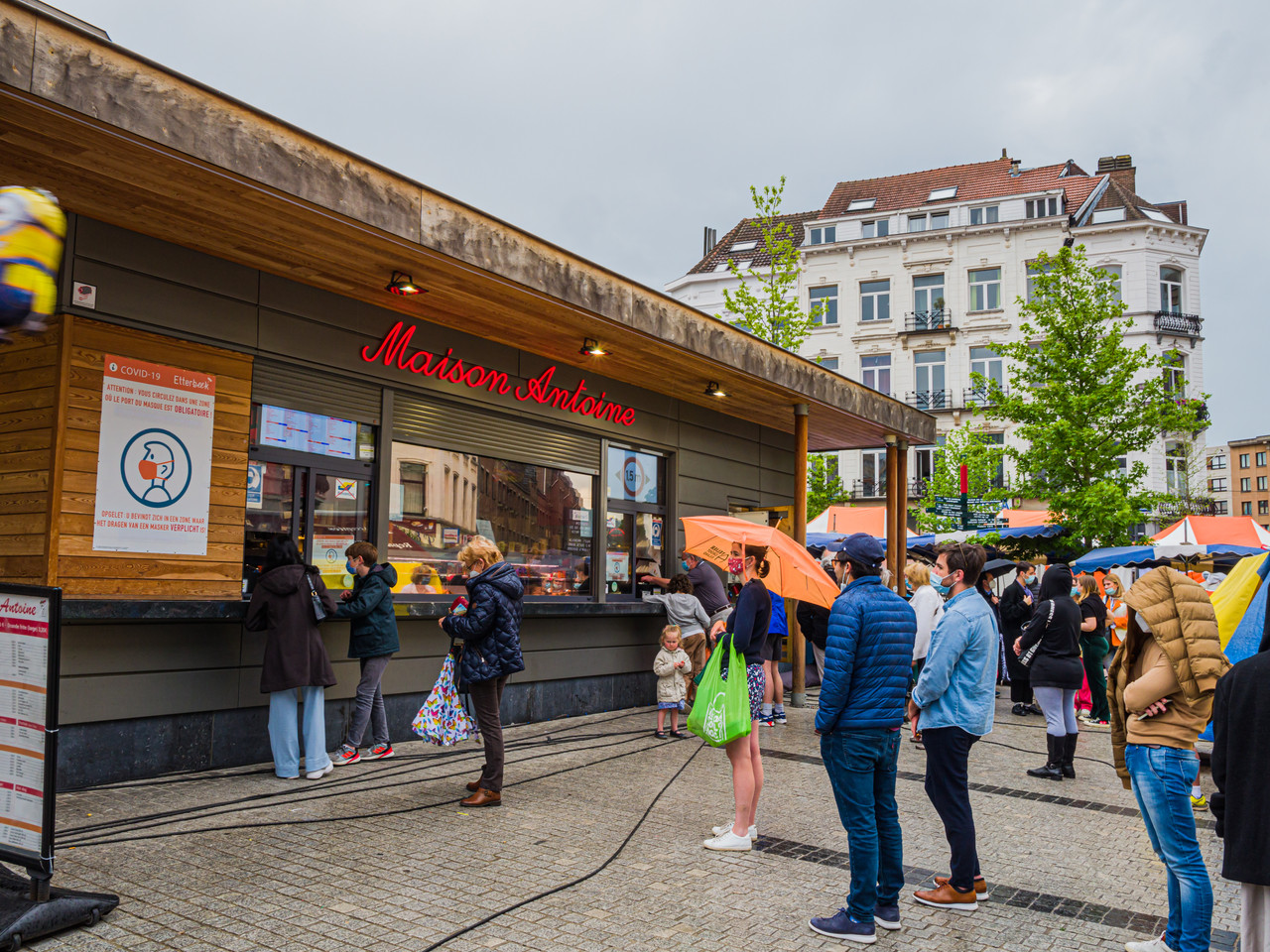 Maison Antoine - frites - food - place jourdan