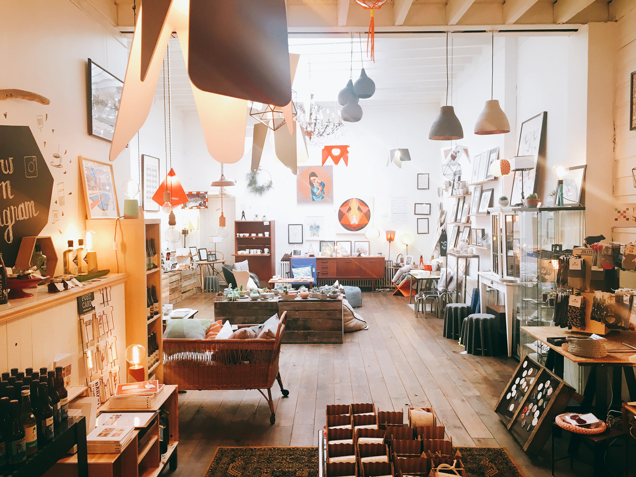 shopping - Belge une fois - concept store - intérieur